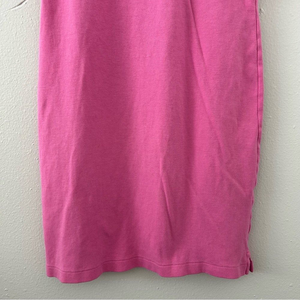 Polo Ralph Lauren Shirt Dress Pink Short Sleeve Collared Women’s S Cotton Preppy - Picture 7 of 10